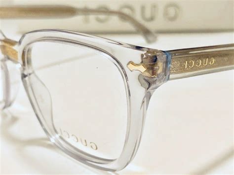 gucci translucent glasses